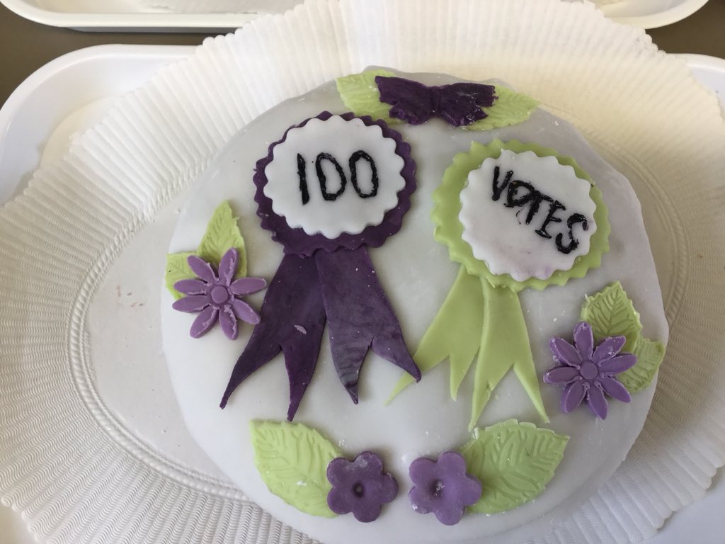 RMSFood's tweet photo. Today was Focus Day. Girls made and iced cakes to mark 100 years of women having the vote. #rms https://t.co/vAlMxsxqSi