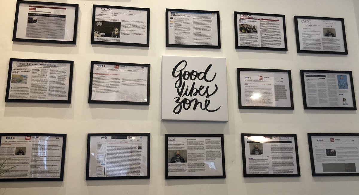 KLPRagency's tweet image. How rewarding it is to see our wonderful client @StreetPR_London showcasing all the amazing coverage we’ve secured, taking pride of place in the #GoodVibesZone 🙌🏼🌟 #TopClient #PR #Success #ThursdayThoughts
