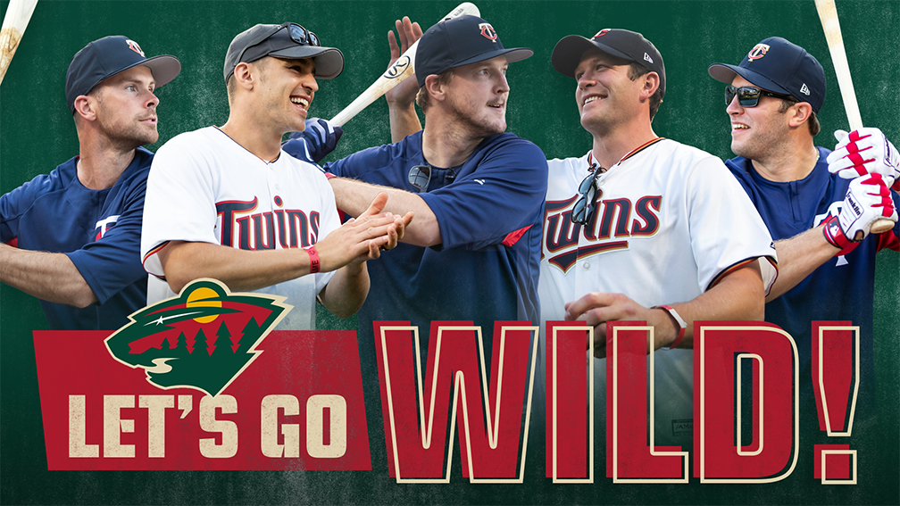 Twins's tweet photo. Let's go @mnwild! Good luck this season 👏

RT for a chance to win a baseball signed by Parise, Prosser, Suter, and Stalock! #MNTwins https://t.co/5Yr6c5VUlu