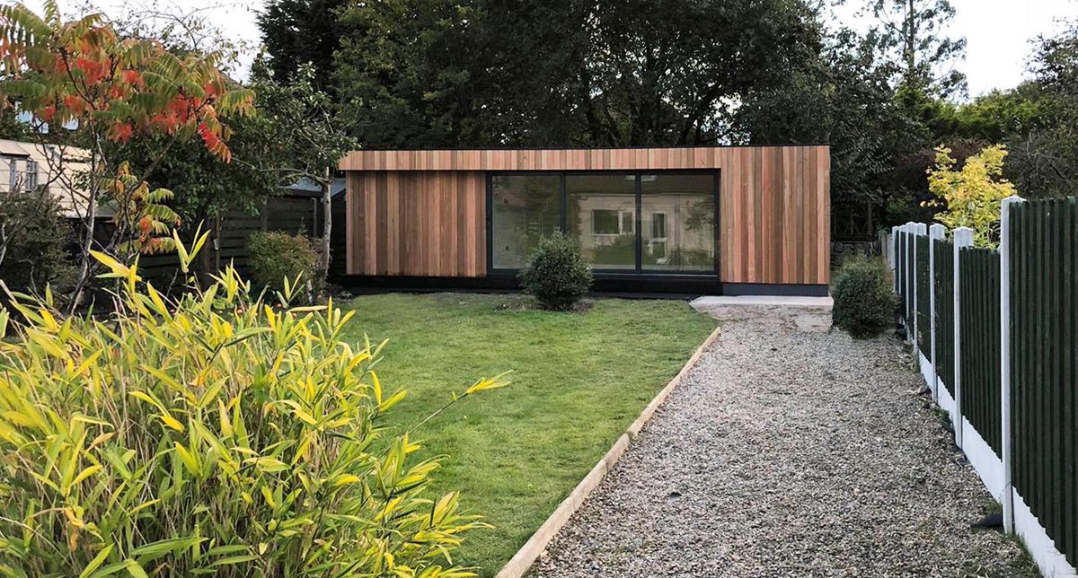 Swiftorg's tweet image. Take a look at this gorgeous #gardenroom we finished earlier this week in #Leeds
#cedarcladding #positivechange