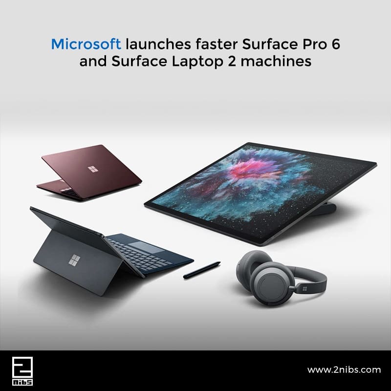 2nibsDnT's tweet photo. Microsoft announced Surface line refresh with 8th gen Intel Core Processors.
The Surface Laptop 2 &amp; the Surface Pro 6 now also come in a new Matte Black color. 
.
#tech #techie #technology #technews  #microsoft #microsoftsurface #electronics #technology #tech #electronic #device https://t.co/zb7x0UxefF