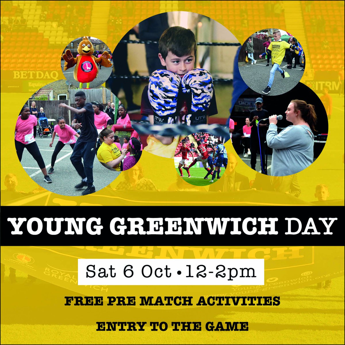 YoungGreenwich's tweet photo. LIVE PERFORMANCE BY AUTUMN SHERIF ON YOUNG GREENWICH DAY! Catch our ambassador @autumnsherif this Saturday at #YoungGreenwichDay!
Come along to The Valley from 12pm-2pm for FREE & get involved in our activities, games & more! Find out more here>>https://t.co/QwEkLBSCd5 #YGD2018 https://t.co/vw1nQkEgfY