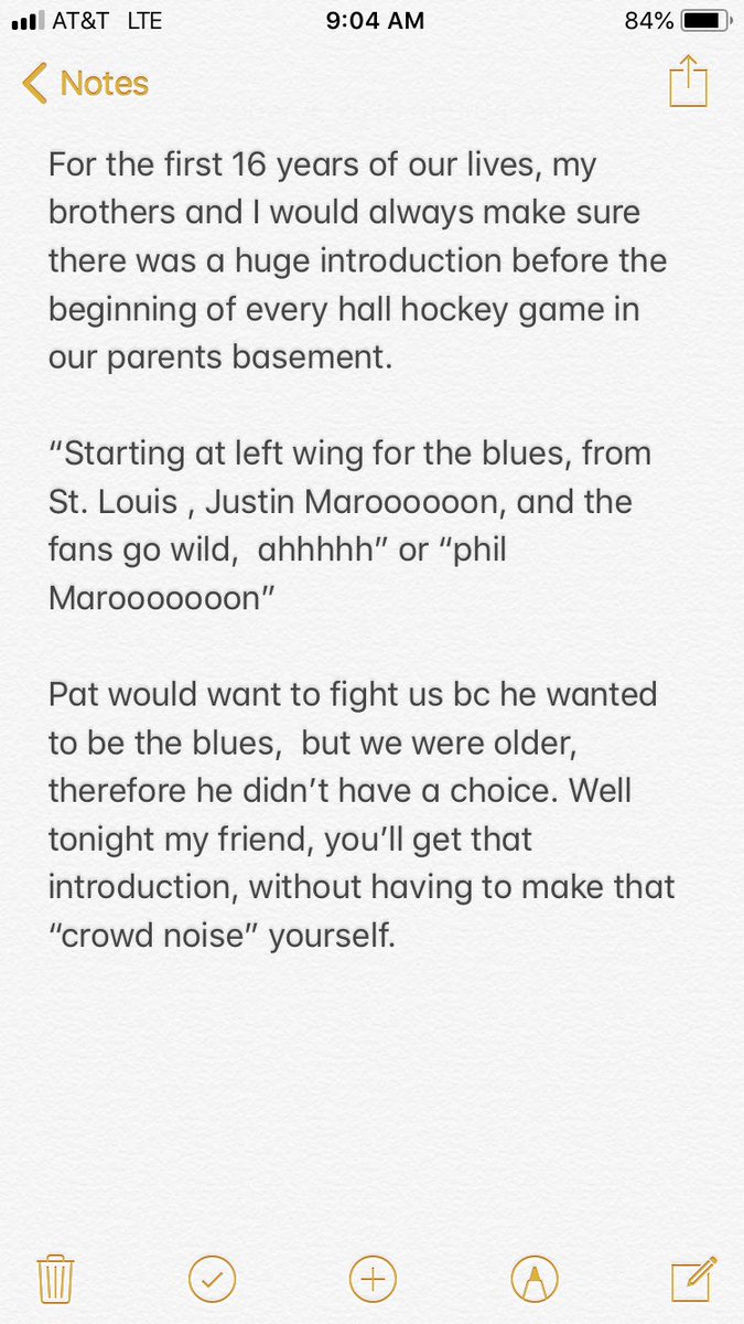 justin_maroon's tweet photo. Tonight’s the night @patmaroon @StLouisBlues 
#LGB https://t.co/tC5pn6Zor0