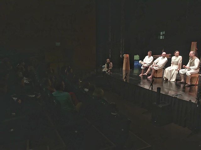 nidotheater's tweet photo. Q&amp;A: 200hrs. of rehearsals // The subject chosen to honor our common roots // about 50 million Africans were taken from Africa in the colonization period. All of America is tinted with this history of traffic https://t.co/3pyI4b8Kii https://t.co/XZVAqf0Q6F