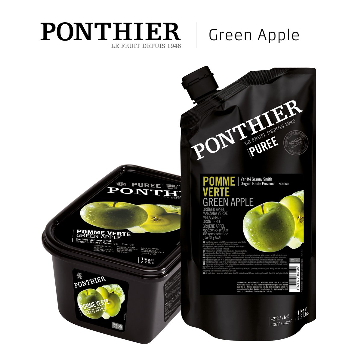 Autumn is here, like our Green Apple with its tangy, juicy and fragrant character! 
 
#ponthier #fruit #puree #greenapple #grannysmith #france #hauteprovence