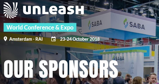 lorrainechapman's tweet photo. Who will we see at this year's #UNLEASH18 World? Come visit @sabasoftware at Stand #205 to find out about how we're bringing the best in talent development to organisations! https://t.co/QmEBF8TyaX #futureofwork https://t.co/3gzDDyWvnN
