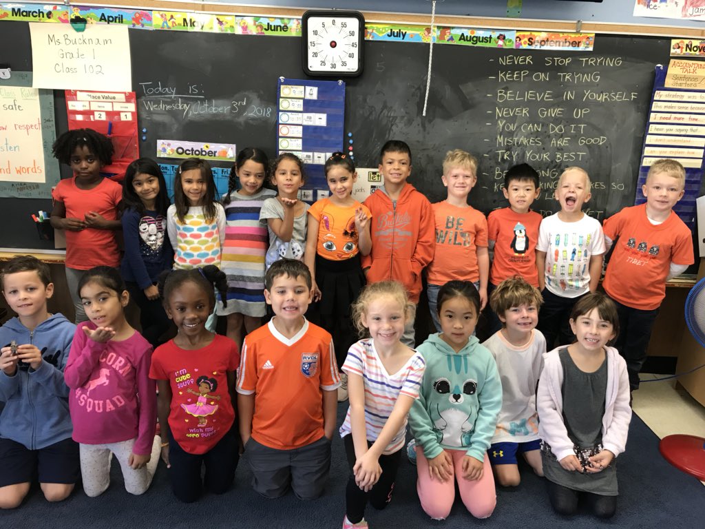 MsBucknamsClass's tweet photo. We are recognizing Orange Shirt Day today as we learn about the history and legacy of residential schools. https://t.co/utauU0qDQh