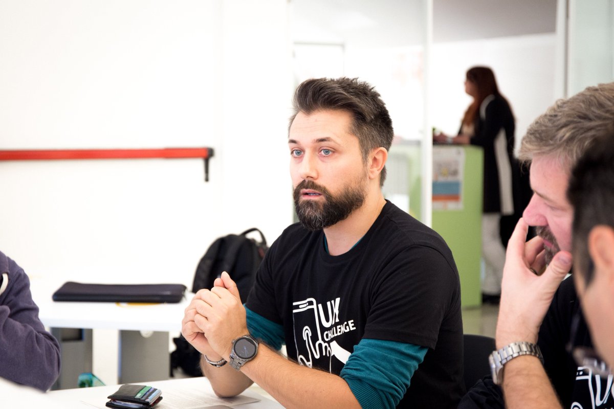 HIT_trentino's tweet photo. Fra poco i primi test della prima giornata dell'#UXChallenge18 
#designsprint #interactiondesign #smartcrowds #Trento https://t.co/QX6vpq2BZy
