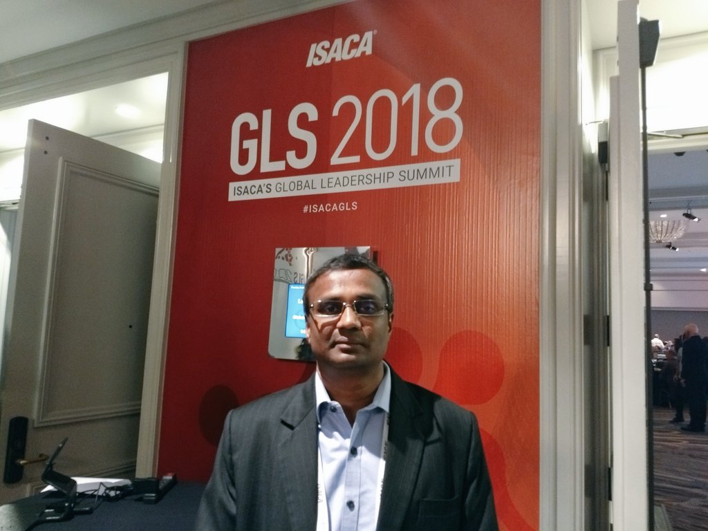 satishkd's tweet image. ISACA&apos;s Global Leadership Summit 2018 #ISACAGLS