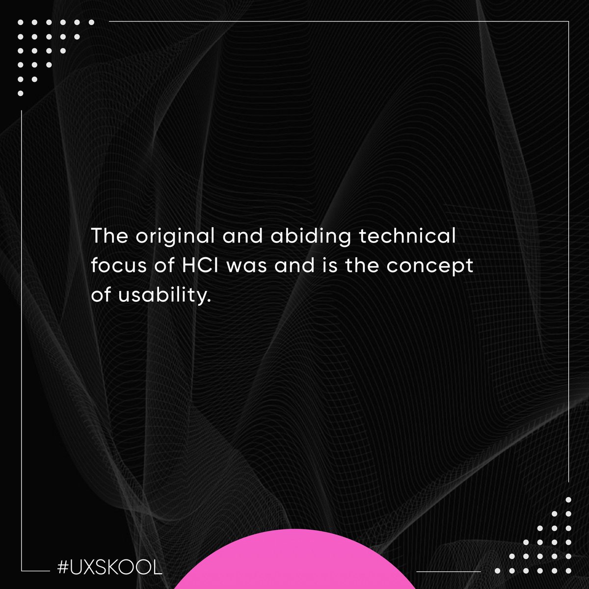 weareprocreator's tweet photo. Day 10: https://t.co/2U4PtpIcOu defines “Human-Computer Interaction is a multidisciplinary field of study focusing on the design of computer technology and the interaction between humans and computers.”

Watch the entire series here: https://t.co/jrDVeAUwf8

#uidesign #uxdesign https://t.co/9cLhNgjAvK