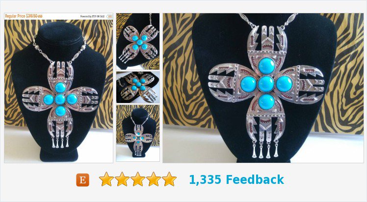 MartiniMermaids's tweet photo. Vintage Bib Necklace - 1960's 1970's Collectible - Vintage Faux Turquoise Fringe Tassel Statement Native American Style Jewelry #jewelry #necklace #bibnecklace #nativeamerican #navajo #statement #bigchunky #runway #chic #couture #bib #kjl #tuquoise
https://t.co/1nxlzFbqx8 https://t.co/6OMiPdu6nE
