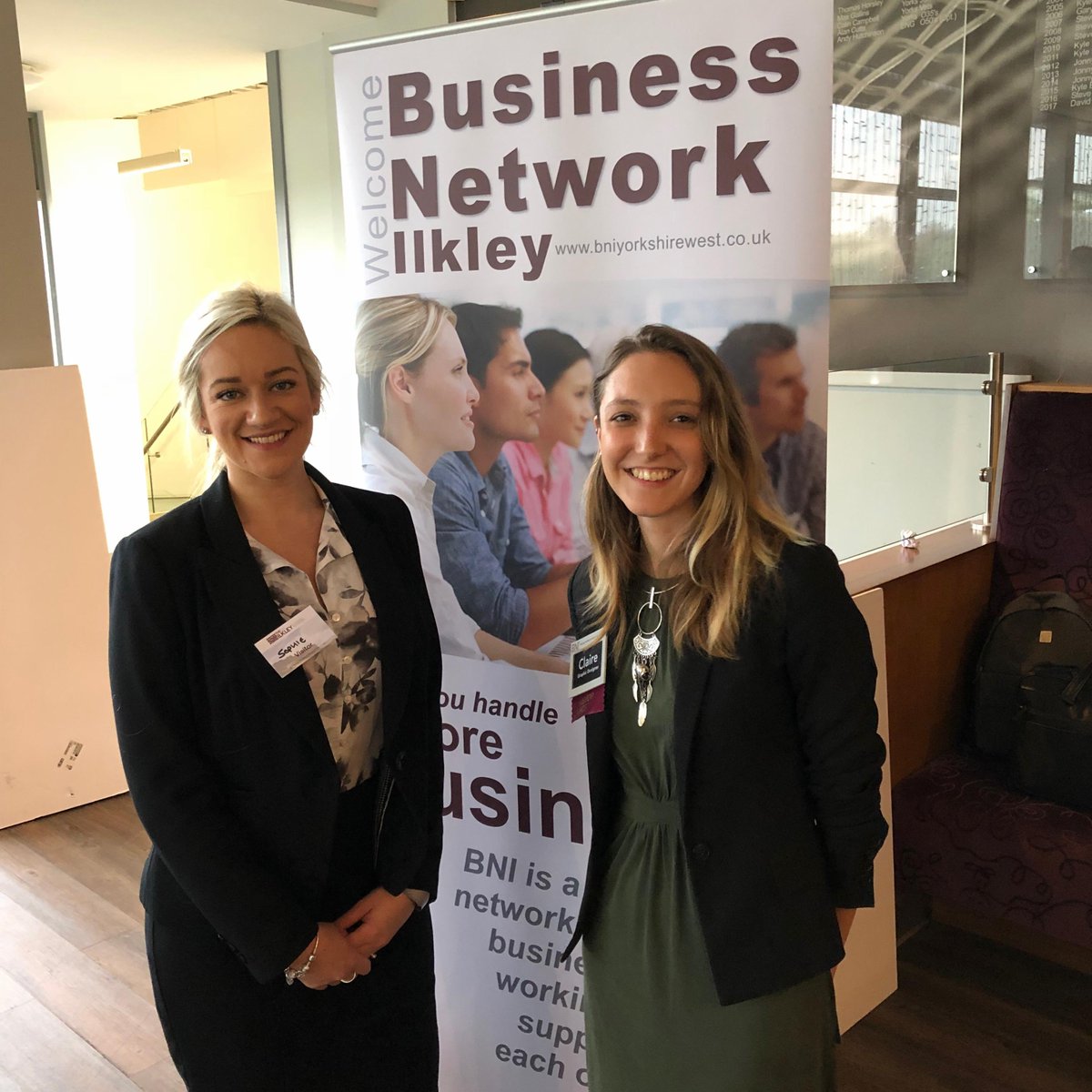 Thanks for Visiting our Group - Sophie Claque of Chadwick Lawrence it was great to meet you. Introduced by Claire Marsden of CM Graphic Design
bit.ly/2ODQioi #Networking #Ilkley #BNIYorks #Yorkshire