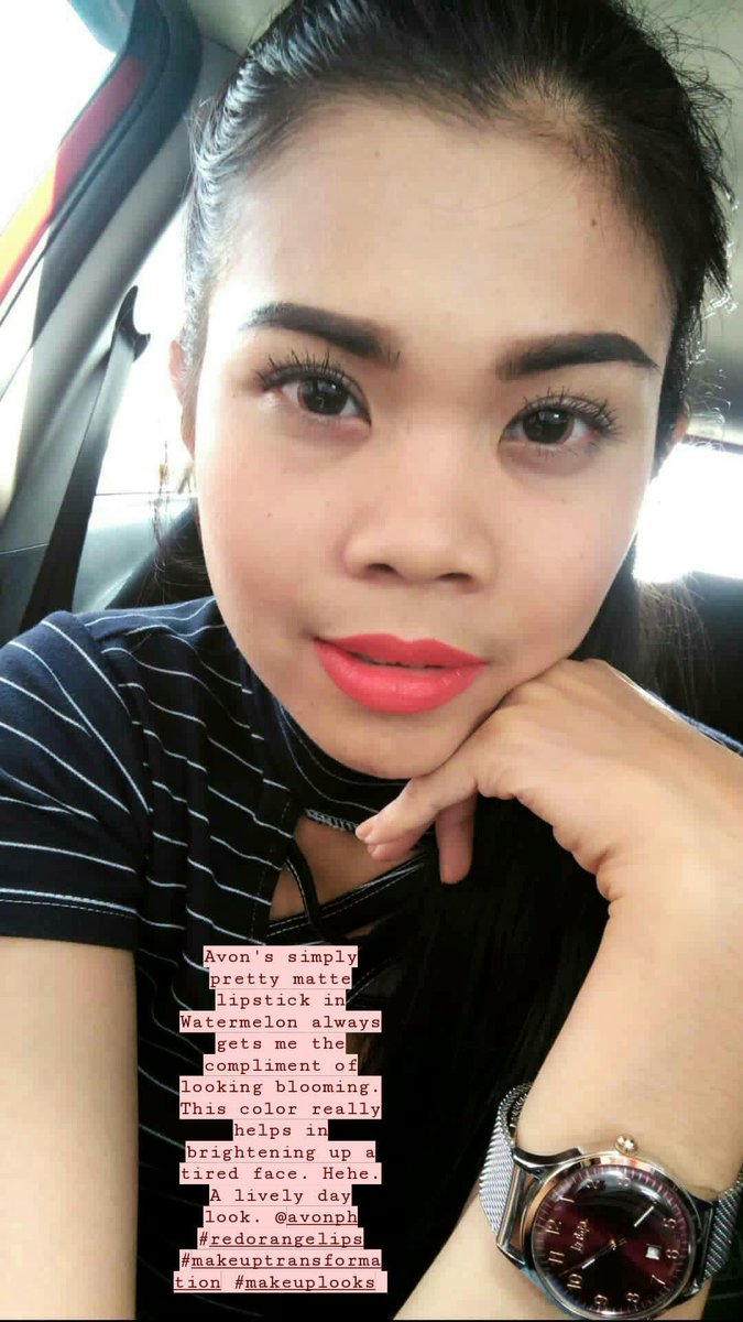 JeynWrites's tweet photo. @AvonPH #redorangelipstick #makeupoftheday #makeup #makeupbyme #makeupjunkie #makeupaddict #makeuplooks https://t.co/sLvaghUIiT