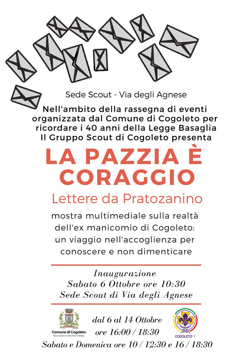 agesciliguria's tweet photo. La pazzia è coraggio @cogoleto1 @agesci #seiscout @agesciPE https://t.co/txKYJ52ImC