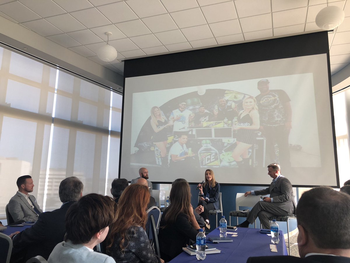 TeepsMobile's tweet photo. Jennifer Stenson from @PepsiCo speaking on the “Best Practices in Partner Activation“ panel this morning. #MagicSummit18 https://t.co/WKLqSHwRjl
