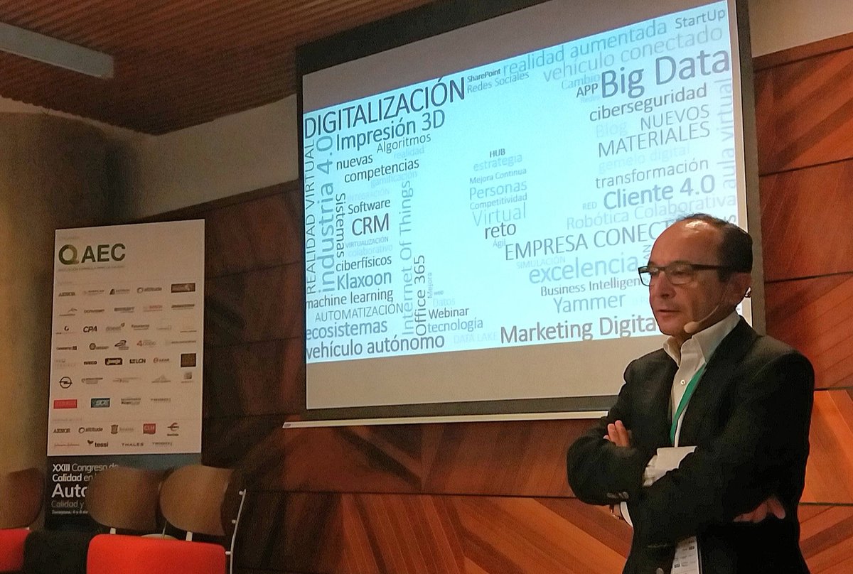 <a href="/mmateop/">Manuel Mateo</a> Manuel Mateo dando sus consejos sobre la Industria 4.0 y Digitalización en <a href="/aec_es/">AEC</a>
#CongresoAutomoción