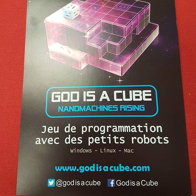TVHLAND's tweet photo. Gros coup de coeur pour ce jeu #godisacube. C'est intelligent et accessible à  tous. @godisacube @popculturedays #pcd2018 https://t.co/HQcbT3yAa9 https://t.co/HcRKxixu29