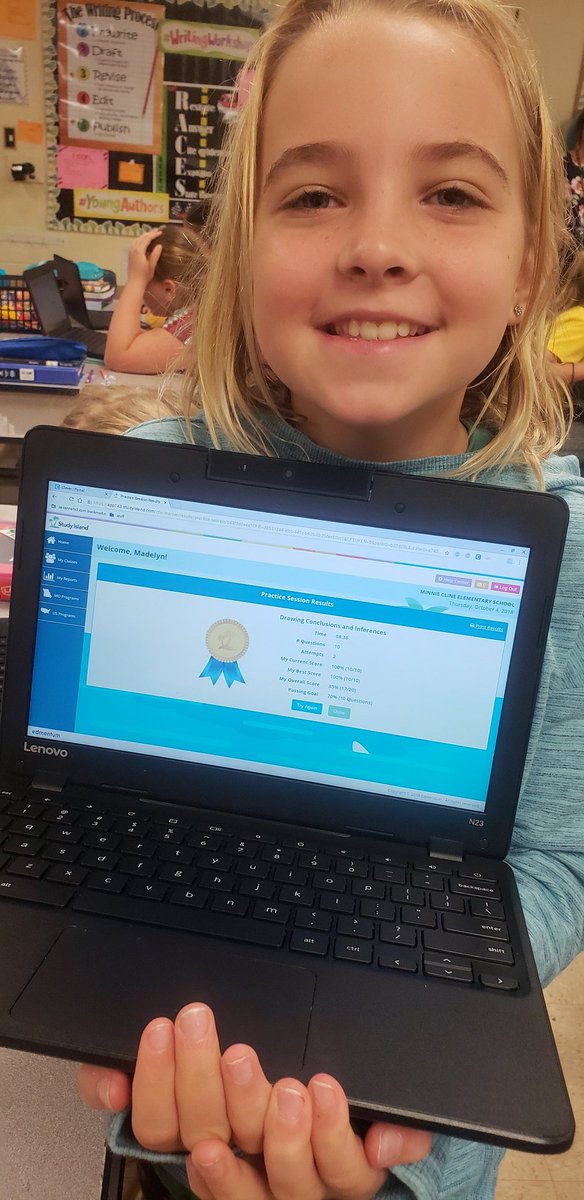 trautmantroops's tweet photo. Go Maddie! #MTSS She's the master of Drawing Conclusions and Making inferences now! @StudyIsland https://t.co/4ALuXFJQ5a