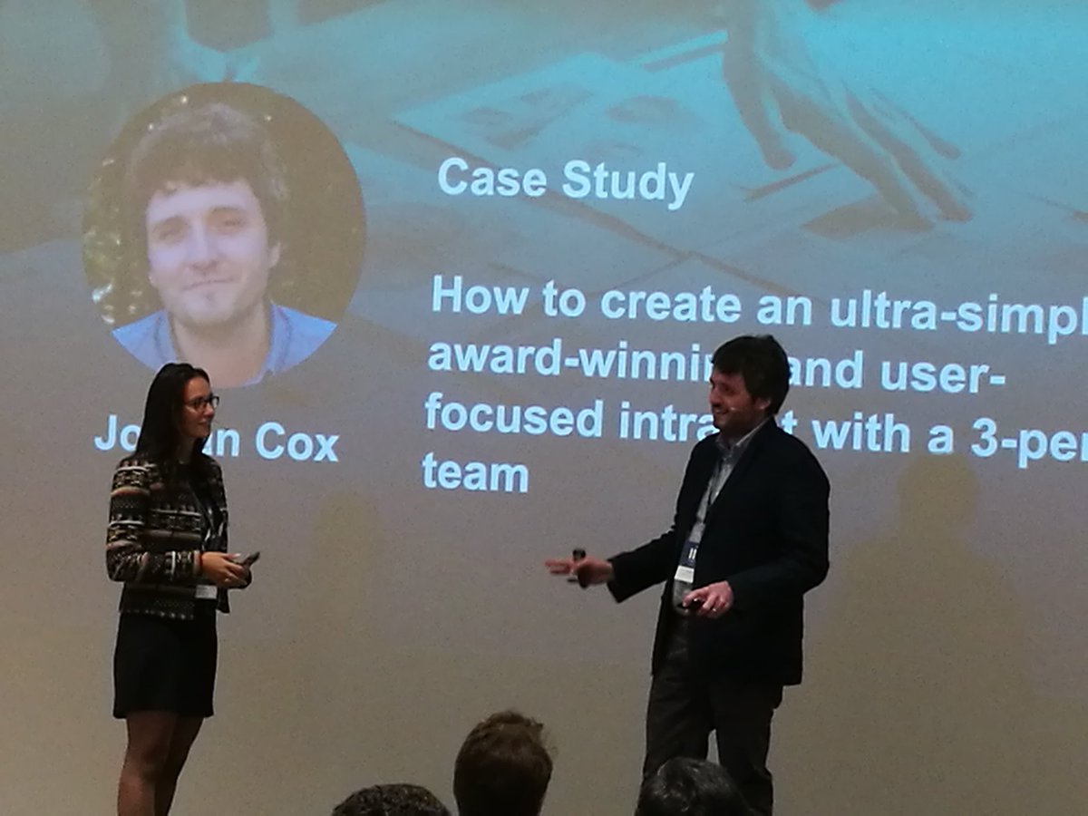 Intranet_IT_Day's tweet photo. Jordan Cox e @danielapizzurro ci presentano un interessante sfida
#IID2018 #Intranet https://t.co/ooeOPZWDv4