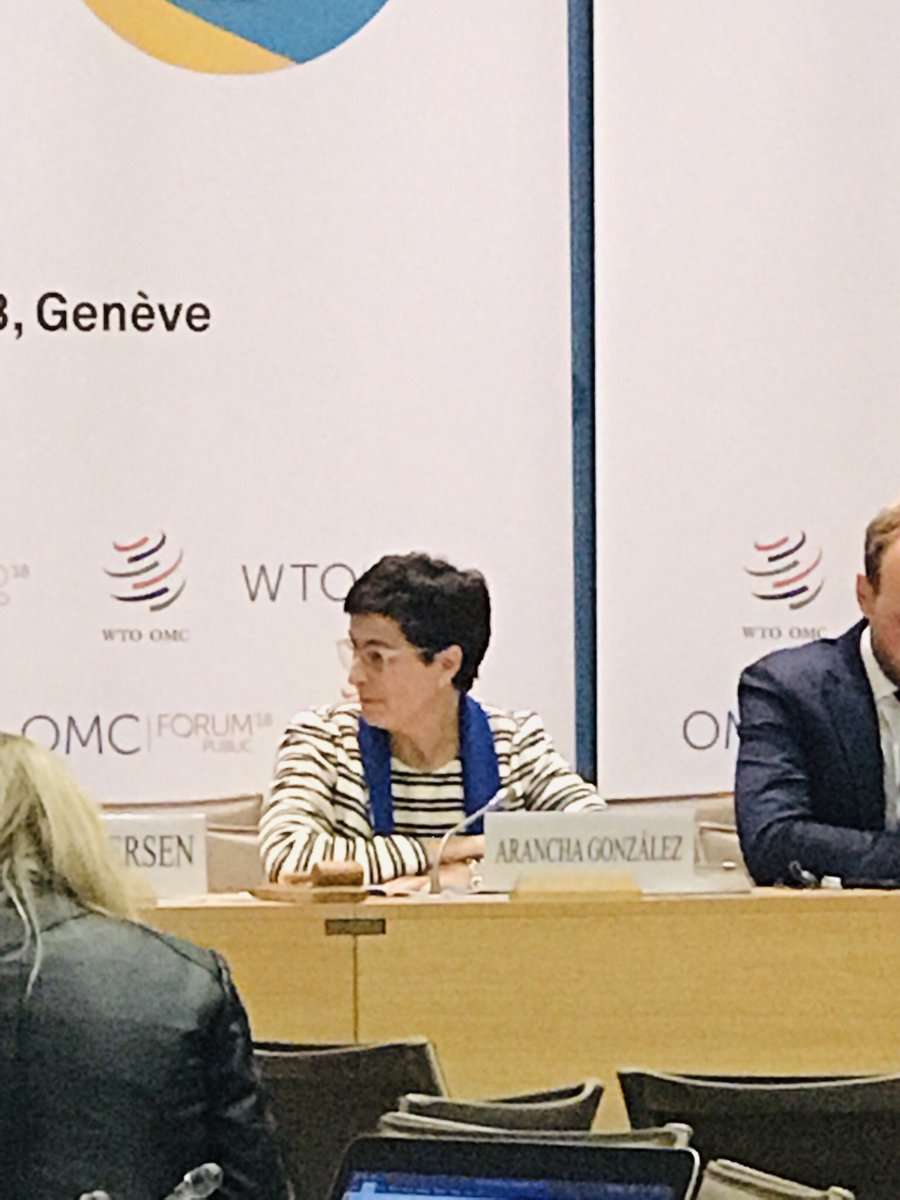ceresacademy's tweet photo. “Technology is huge tool for increasing competitivess of companies. Businesses have unused growth potential. Providing 75% of employability, but only 50% of GDP. This applies even more for women entrepreneurs” @AranchaGlezLaya of @ITCnews #WTOPublicForum #Trade2030 #Tech4Trade https://t.co/X7pxetNlbG
