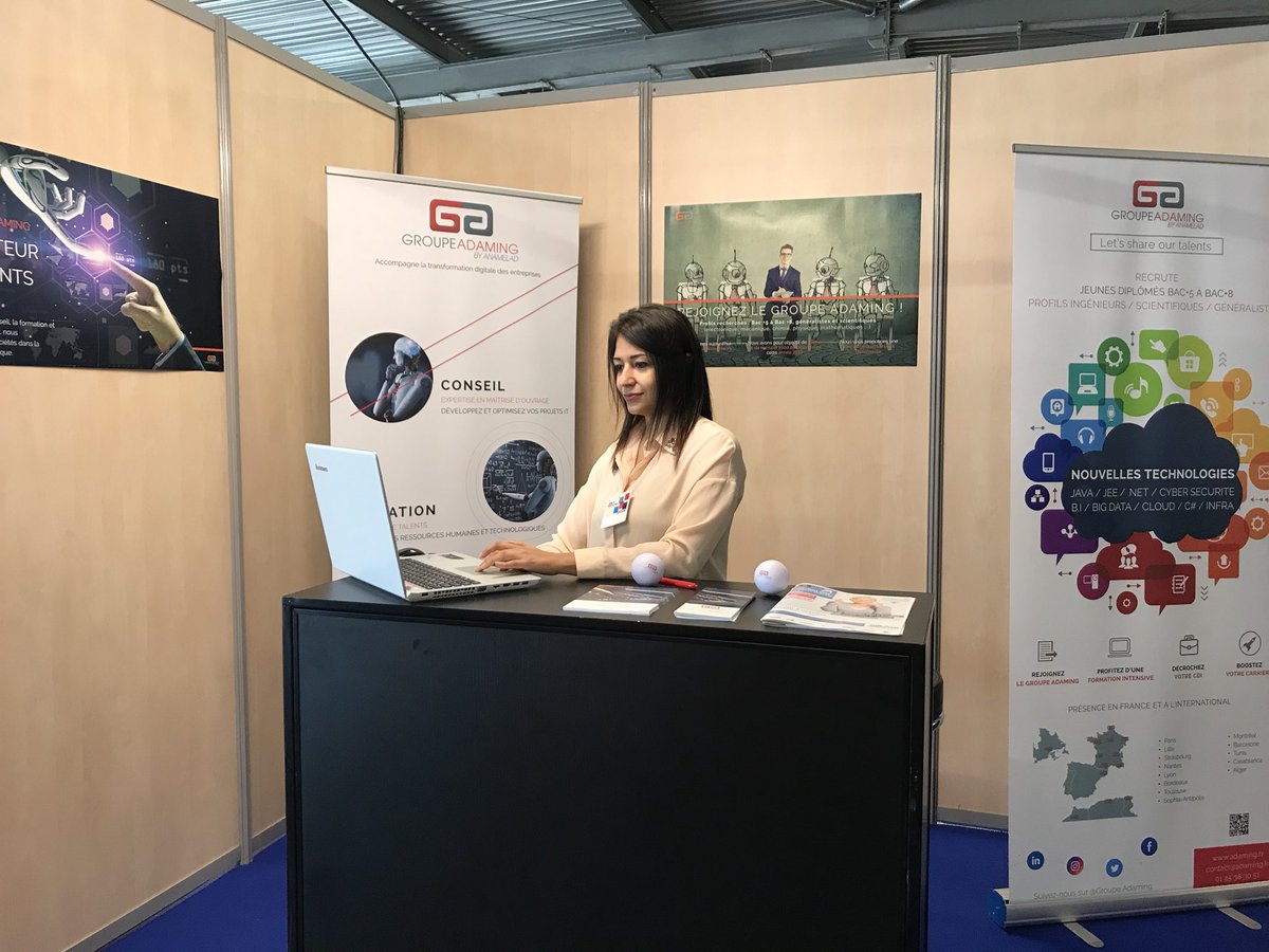 GroupeAdaming's tweet photo. C’est parti ! Retrouvez notre équipe Adaming au stand C5 au Salon Job Rencontres à Bordeaux.
Nous vous attendons nombreux! #Recrutement #Bordeaux #Jobrencontres #Emplois #Talentacquisition #Numerique #Cybersecurite #Bigdata @Jobrencontres https://t.co/GSQd0suPL4