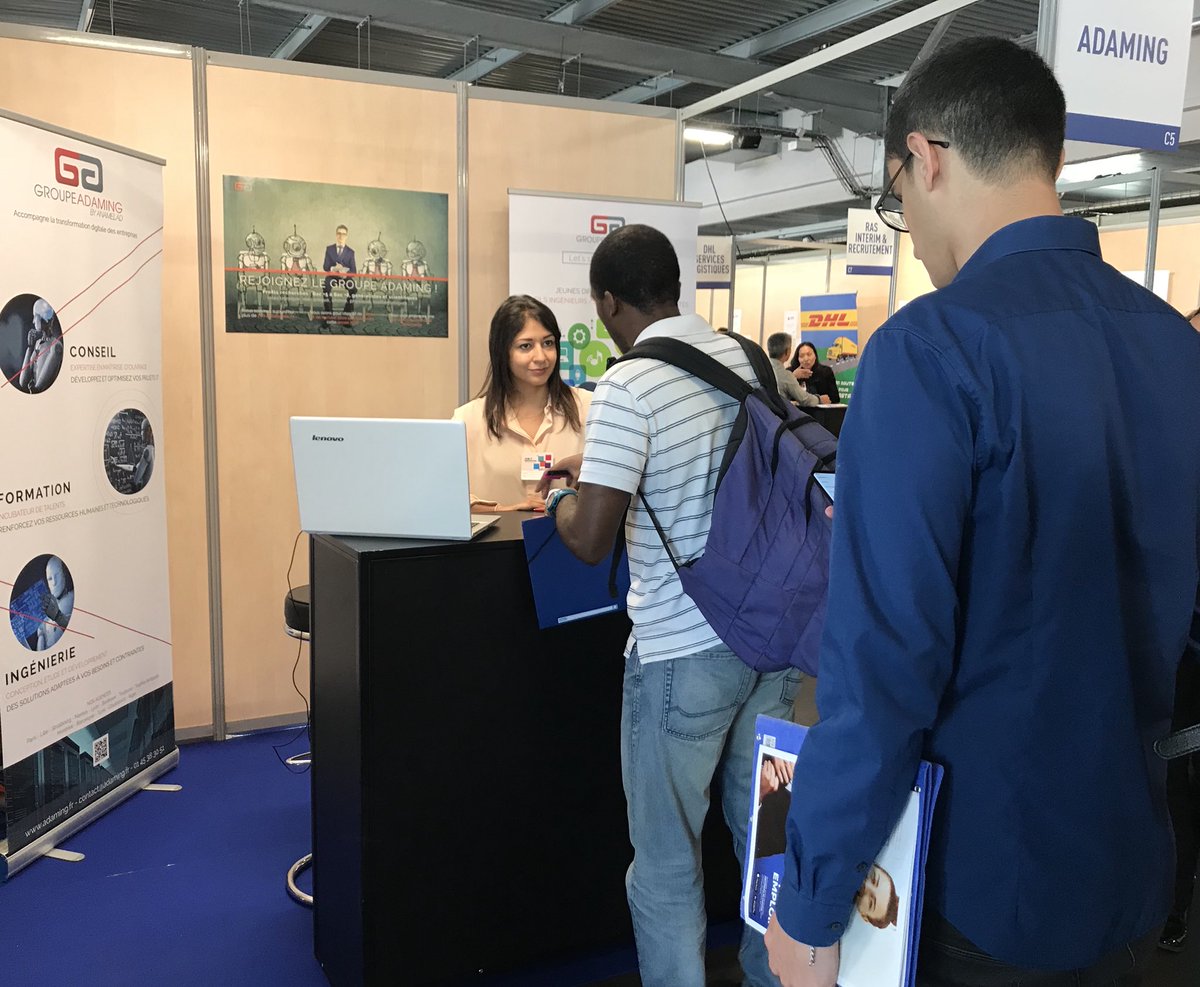 GroupeAdaming's tweet photo. C’est parti ! Retrouvez notre équipe Adaming au stand C5 au Salon Job Rencontres à Bordeaux.
Nous vous attendons nombreux! #Recrutement #Bordeaux #Jobrencontres #Emplois #Talentacquisition #Numerique #Cybersecurite #Bigdata @Jobrencontres https://t.co/GSQd0suPL4