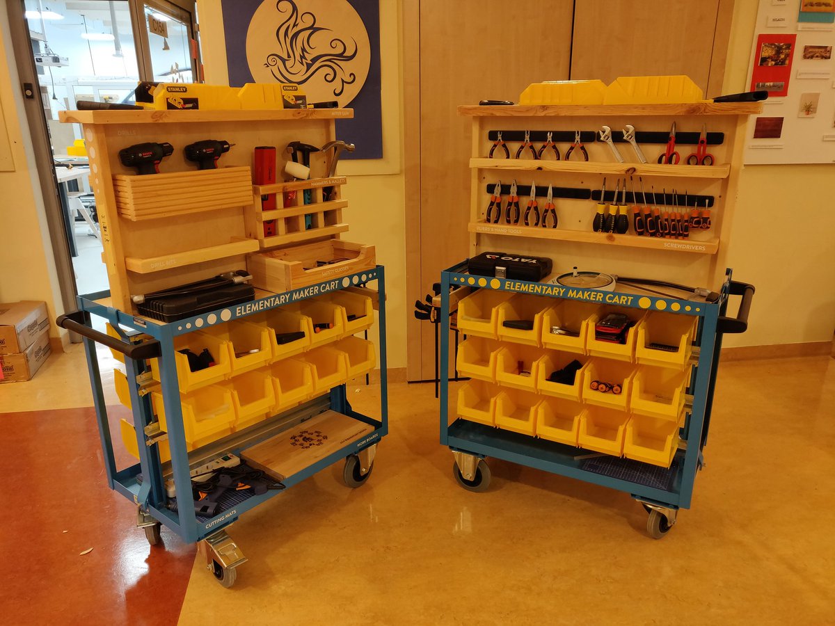 ASW_Design's tweet image. Introducing the new elementary maker carts to third grade teachers.
@ASW_Warsaw