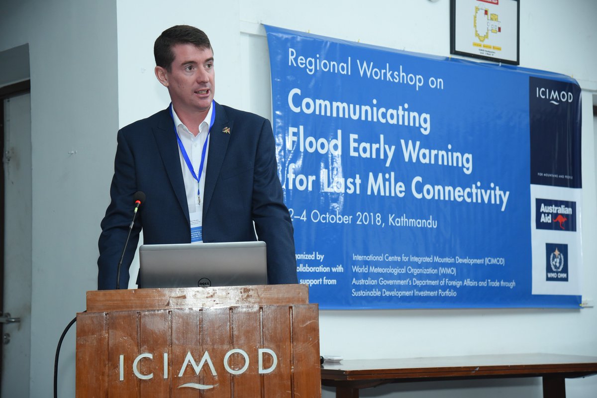 icimod's tweet photo. The Regional Workshop 'Communicating #Flood Early Warning for Last Mile #Connectivity' gathered 30+ participants working in #DRR in #Bangladesh, #Bhutan, #Nepal, #Pakistan from 2- 4 Oct at ICIMOD to discuss the gaps and address gender and socially #inclusive #solutions.
#HiRISK https://t.co/jW4IiitIDi
