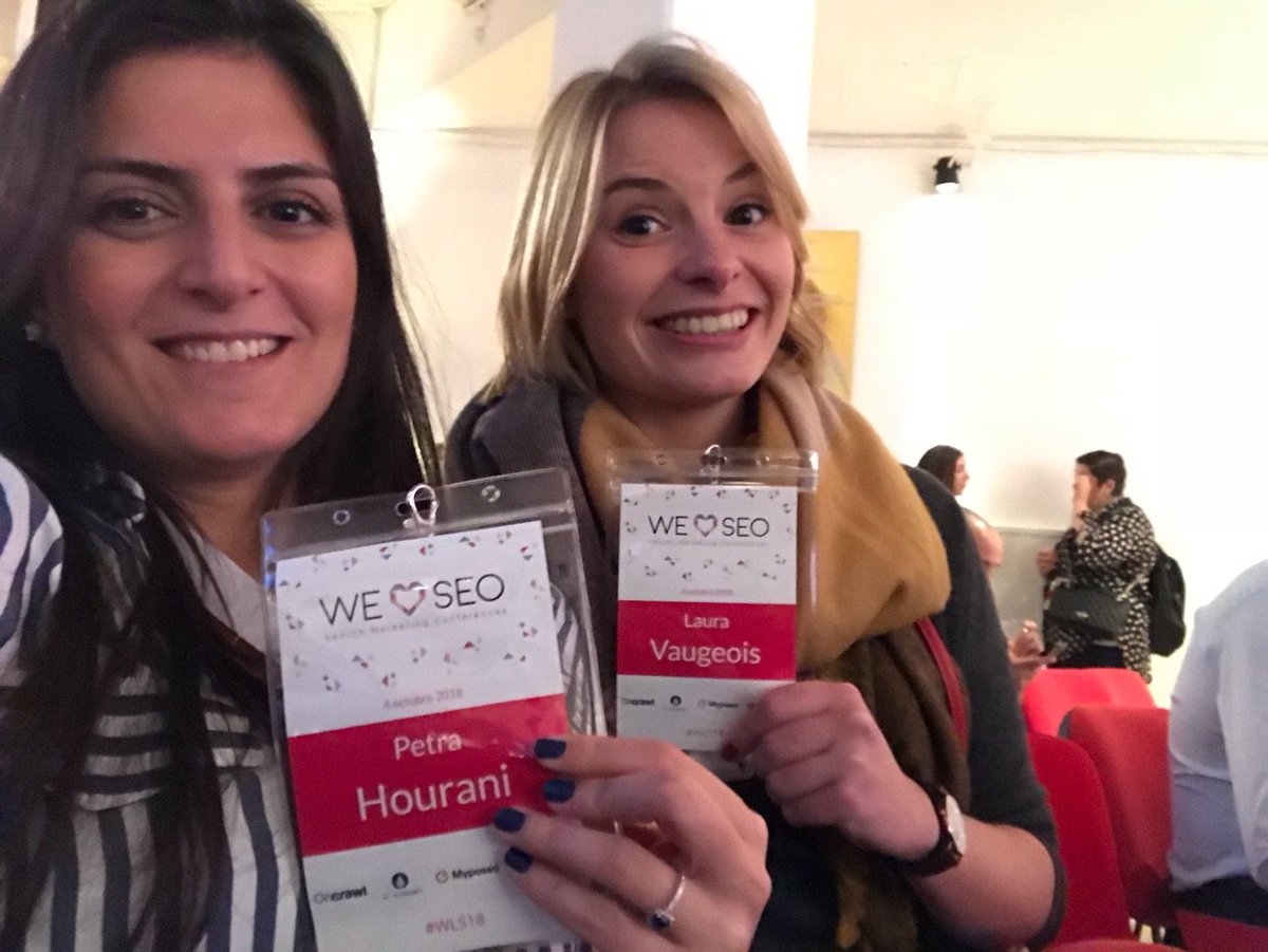 C’est parti pour le salon @WeLoveSEO18 ! Petra et Laura, project managers autobiz, sont sur place et renforcent leur expertise #SEO #wls18