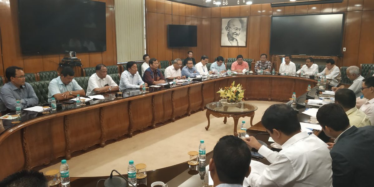 TuliramRonghang's tweet image. We pressed for the creation of #AutonomousState, Direct funding, law and order, and other critical issues related to the exercise of the #SixthSchedule provisos, with the Hon'ble Minister of State for Home Affairs, Govt of India, Sjt Kiren Rijiju today in North Block, New Delhi.