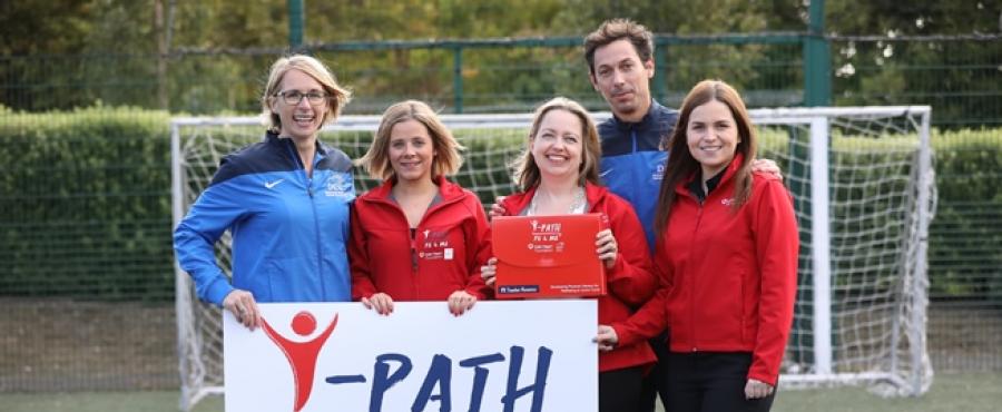 DCUFSH's tweet photo. @DublinCityUni @dcu_shhp and @Irishheart_ie team up to get teens moving https://t.co/YrebFZOI7q #PE4ME https://t.co/dMeJUPFI6m