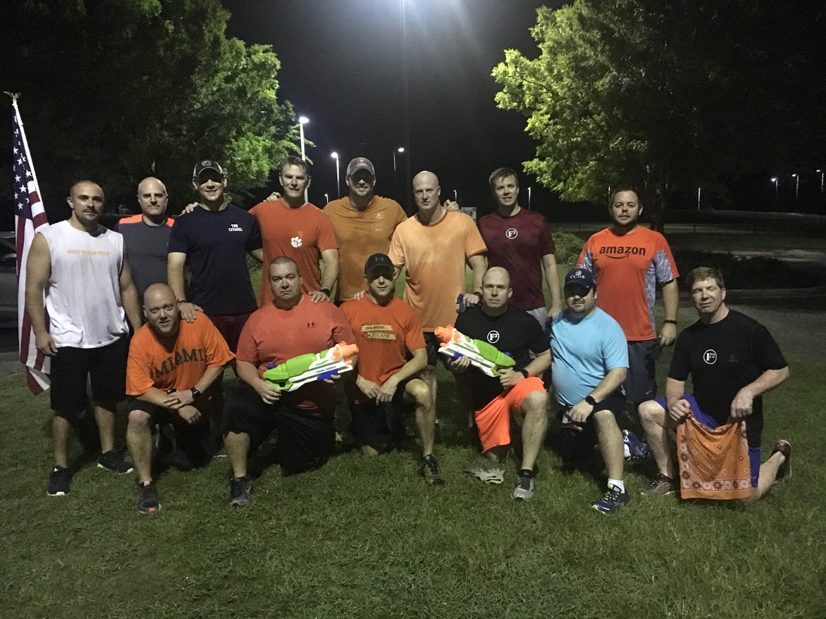 F3Dunphy's tweet photo. @F3Shawshank @F3LexSC 16 pax for #blaneDunphy 4 yr F3 &amp; Birthday #DarthVisor #RunandGun #TunnelofLove https://t.co/cxKbgHto7J