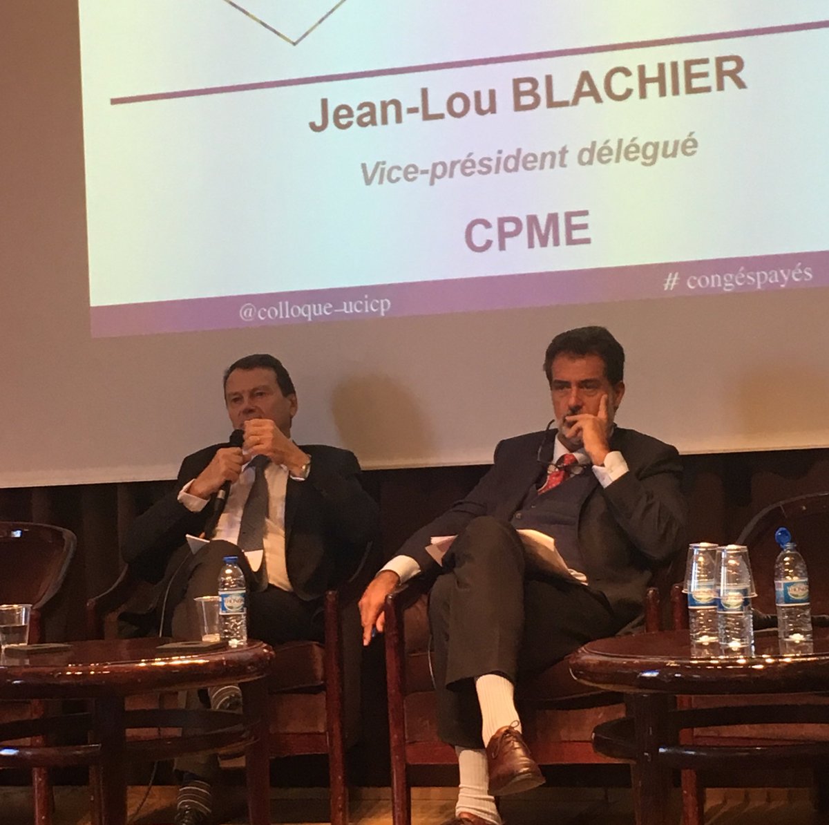 Les caisses de #congéspayés ont besoin de sécurité juridique digne d’apporter un véritable service aux entreprises <a href="/colloque_ucicp/">Colloque UCICP</a> #PACTE