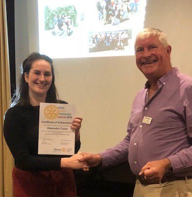 rotarydeeside's tweet photo. RCAD  sponsored Alexandra Cowie, a pupil from @CultsAcademy to participate in the Rotary Youth Leadership Awards. Alexandra came to our club on Wednesday 12th  September and gave us a presentation on what she had learnt and enjoyed from the experience, the new friends she made. https://t.co/AQtSmB0WR4
