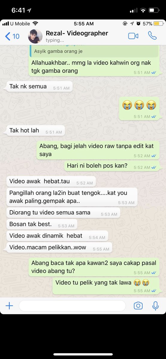 Kisah sedih ringkas member excited tunggu Video wedding dia. Bayar mahal2 last2 ni yang dia dapat🤣.
.
Please jangan gelak gais.
.
Video boleh tengok dekat komen.
.
Siap ada lagu metallica dengan torpedo dalam video🤣🤣.