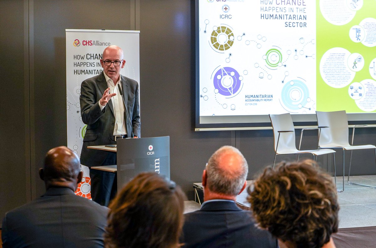 CHS_Alliance's tweet photo. On 1st October with @ICRC we launched the 2018 edition of the #Humanitarian #Accountability Report and discussed key findings with our expert panel. If you missed the event make sure to read the recap to learn how #change happens: https://t.co/4SIjiGOnMD #HAR2018 https://t.co/8dwDbfhGfw