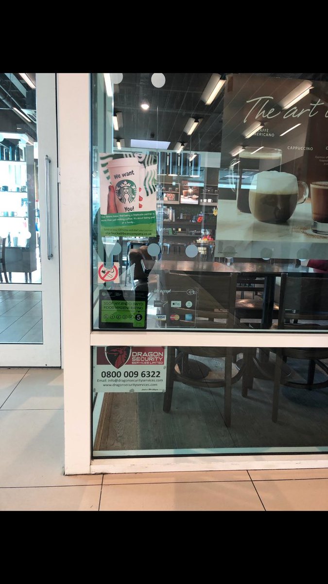 dragonsecurity5's tweet image. We provide nothing but the best welcome on board #Starbucks