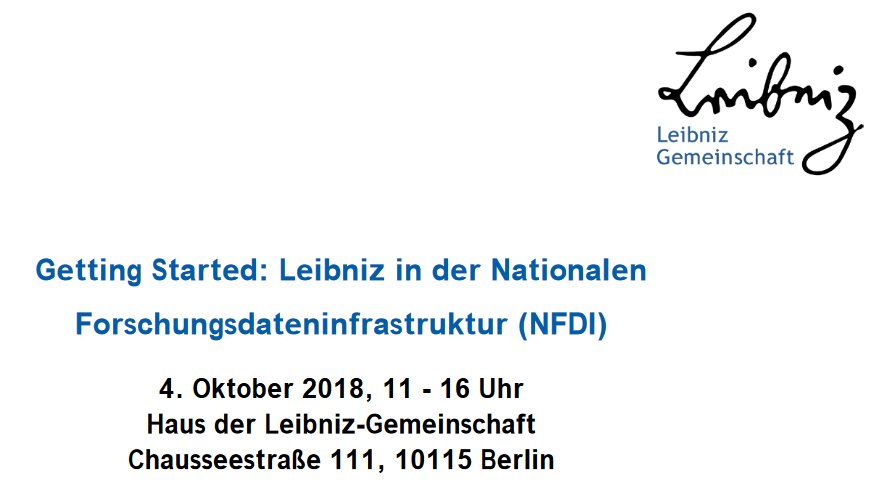 RADAR_Service's tweet photo. Heute: Leibniz-Symposium zur #NFDI. @FIZKarlsruhe mit: Sabine Brünger-Weilandt „NDFI. die Idee“, Matthias Razum „RADAR – disziplinübergreifendes Repositorium f d Archivierung u Publikation v #Forschungsdaten“, Franziska Boehm „Rechtsthemen i d NFDI“ https://t.co/Yf1u5Fs6Gr https://t.co/9Yl0Uz95BU