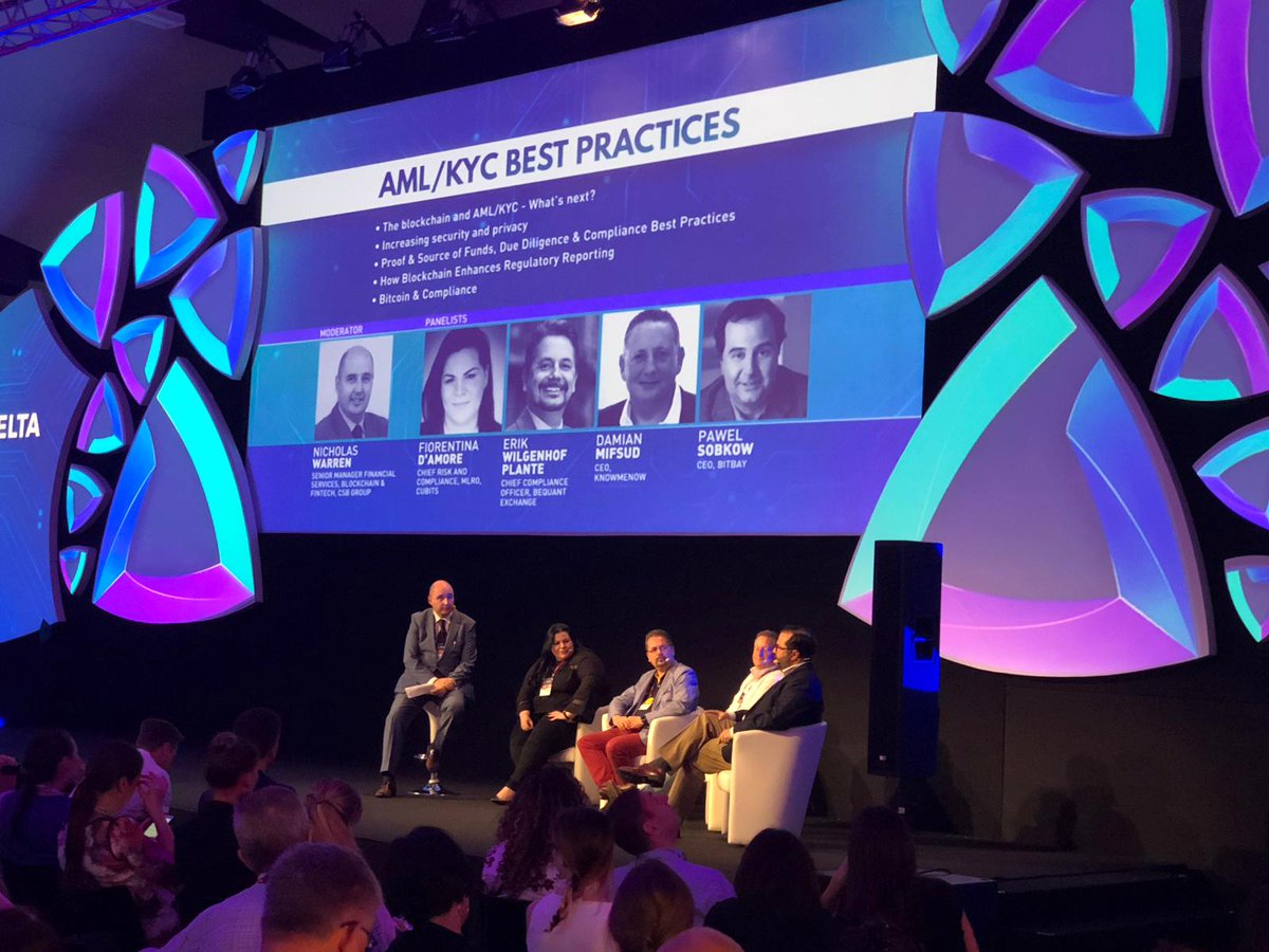 CSBGroup's tweet photo. Well done to Nicholas Warren, moderator at today's @Delta_Summit session on Blockchain and AML/KYC. #CSBGroup #SmarterBusinessStartsHere #BlockchainIsland @Nico1182 https://t.co/BSC8DXWHvP