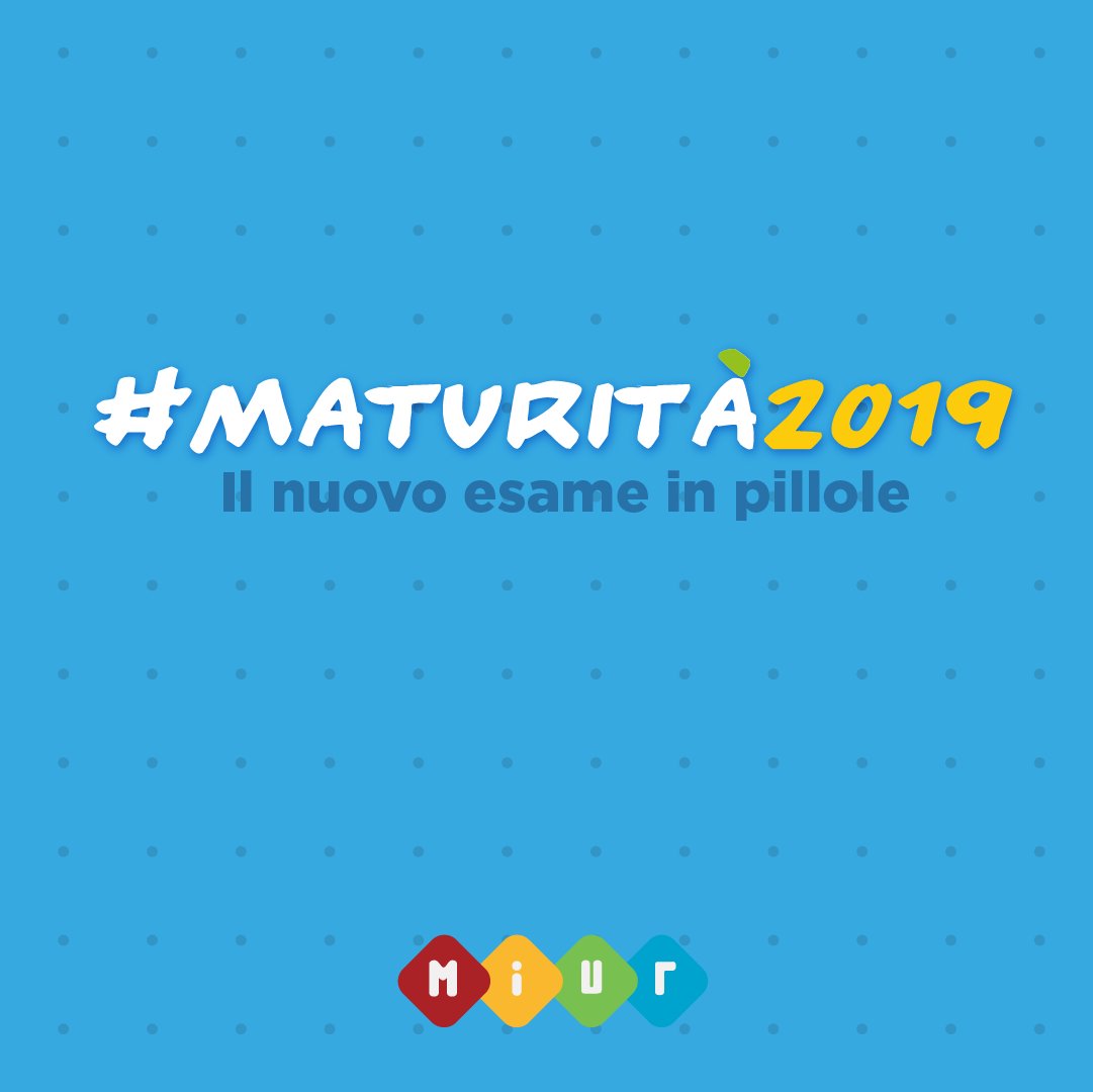 MIsocialTW's tweet photo. Due prove scritte invece di tre, più l’orale. Più attenzione al percorso nell’ultimo triennio. Griglie di valutazione nazionali per la correzione delle prove scritte.

Tutte le novità della #Maturità2019 su ▶ https://t.co/lY79sWyVqG https://t.co/YG66otiHJH
