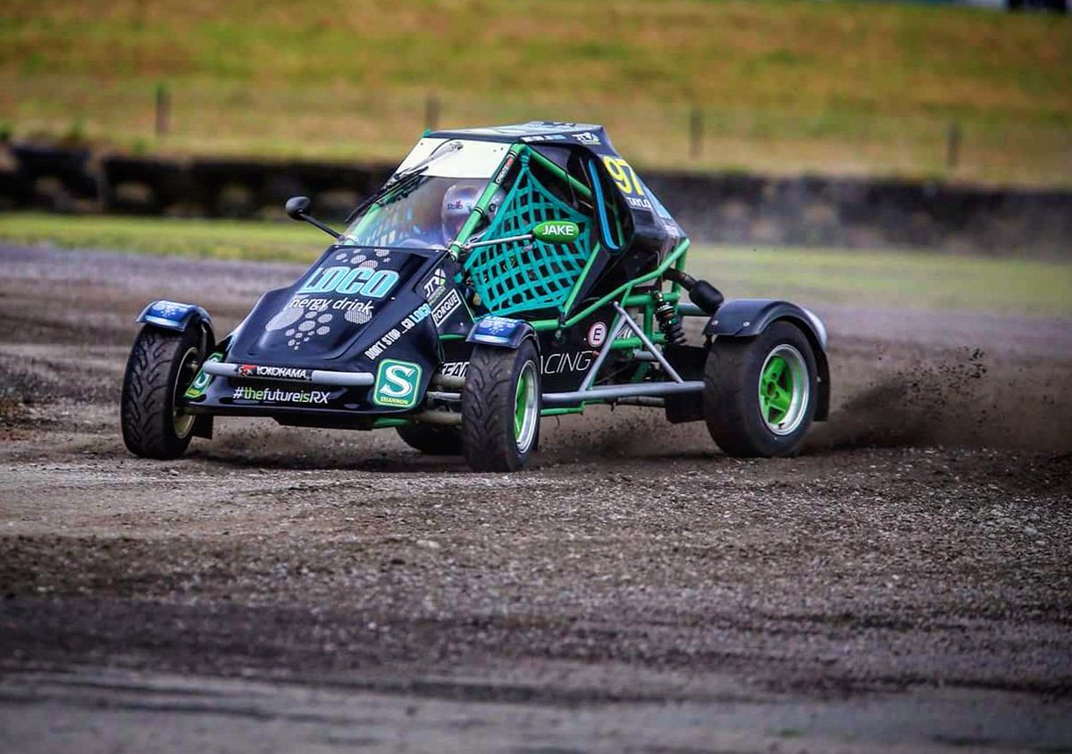 #ThrowbackThursday One of my fav 📸 captured by <a href="/RubberDuckDoes/">Matt Bristow</a>  <a href="/PembreyCircuit/">Pembrey Circuit</a> @BritishRallyx was such a blast last season! #thefutureisRX