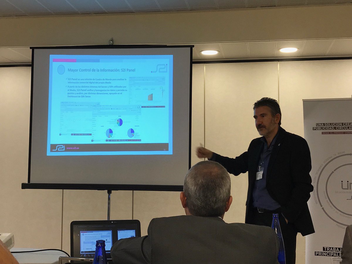PanelSistemas's tweet photo. Hoy acompañamos a nuestro partner @S2iConsultoria en la presentación del roadmap de su producto ÜNA, entre sus mejoras está nuestra solución conjunta de Cuadro de Mandos Comercial #bigdata #clicksense https://t.co/8yTAn93Ldu