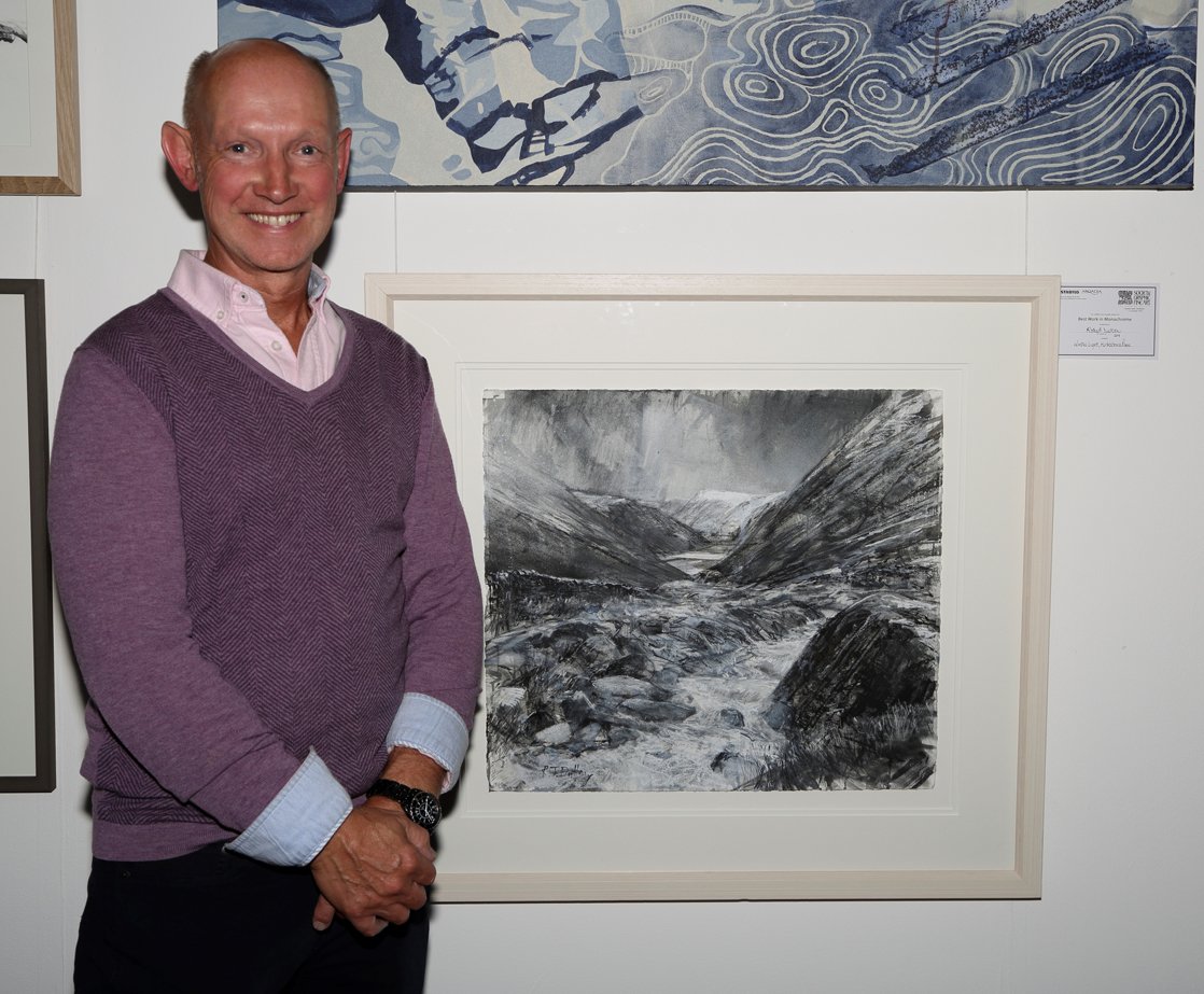 Real honour to win Best work in monochrome <a href="/SGFADrawing/">Society of Graphic Fine Art</a> exhibition and to have all 3 drawings accepted too. Wonderful exhibition at <a href="/MenierGallery/">Menier Gallery</a> until 13 October. 230 works in a MUST SEE show. <a href="/HuddersfieldBiz/">#HuddersfieldHour</a> @SouthPennines @LondonCallingUK @PromoteLondonUK @artpublishing
