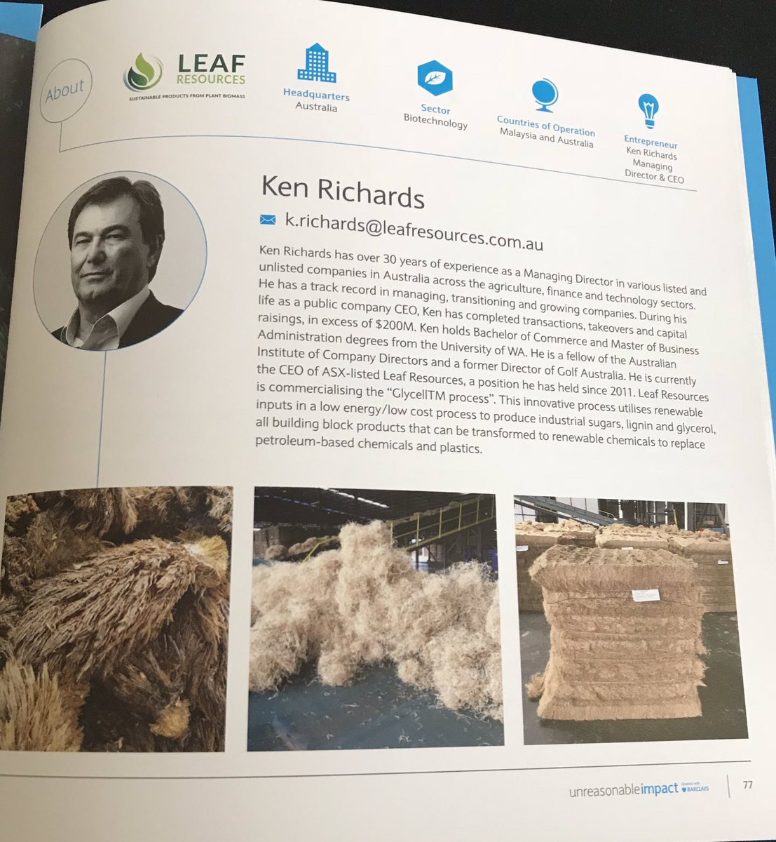 kathrynsheridan's tweet photo. So cool to see our client @LeafResources as part of the Unreasonable Impact programme in London today @unreasonable @SustConsult I am thrilled to be here https://t.co/4lMatyrr1d