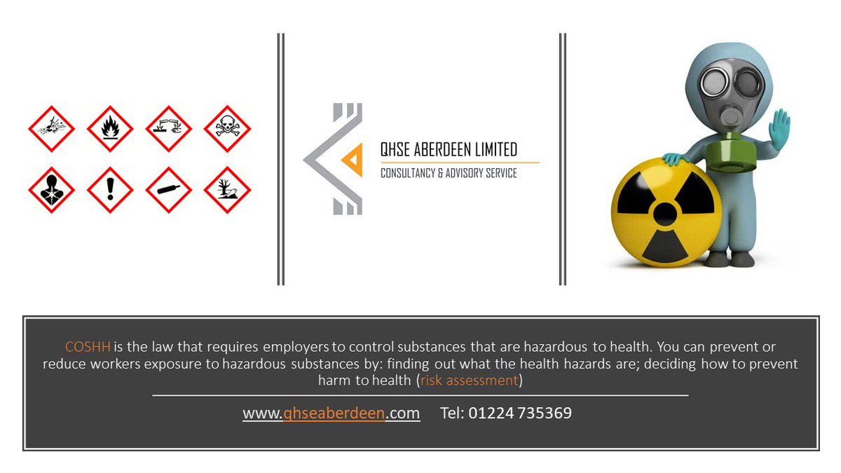 CoSHH Training or assistance ?... 
ow.ly/vnRg30m5YmT