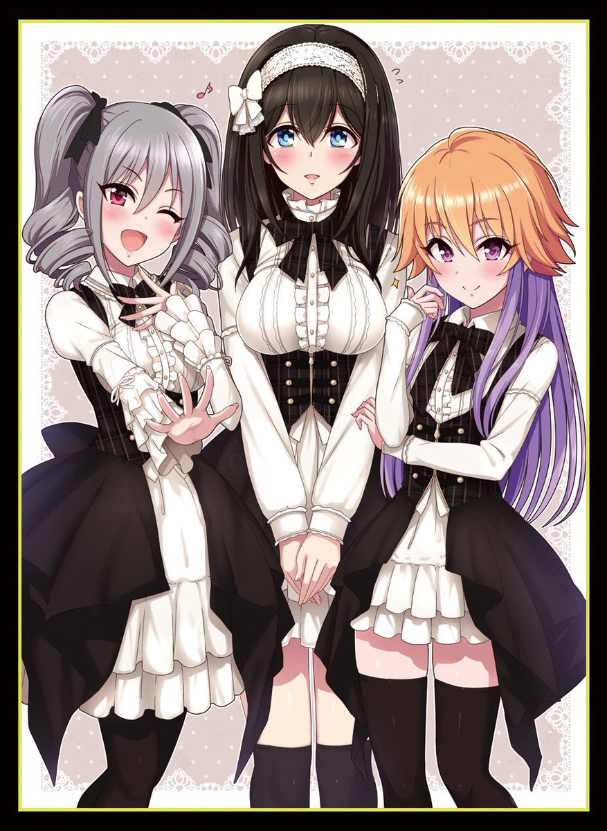 コミ1 COMIC1 新作告知 11】 蘭子&飛鳥&文香のスリーブになります