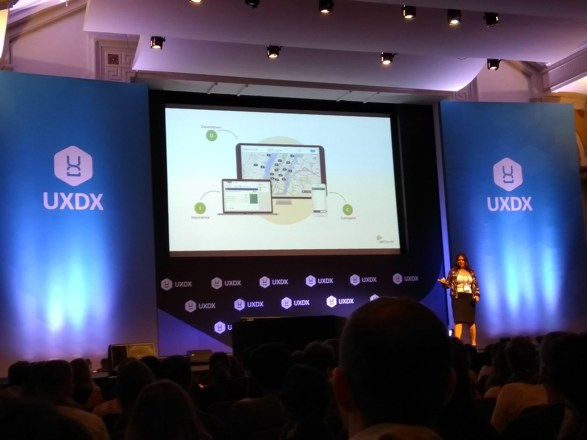 tomwillfixit's tweet photo. "Don't underestimate the value of small moments of delight" @CarTrawler #UXDX18 Small changes can have big impacts. 38% increased conversion rate just by a small iteration to a UI. https://t.co/Ieys9672jg