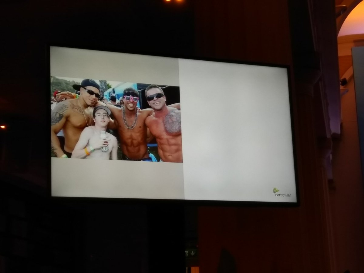 tomwillfixit's tweet photo. "Don't underestimate the value of small moments of delight" @CarTrawler #UXDX18 Small changes can have big impacts. 38% increased conversion rate just by a small iteration to a UI. https://t.co/Ieys9672jg