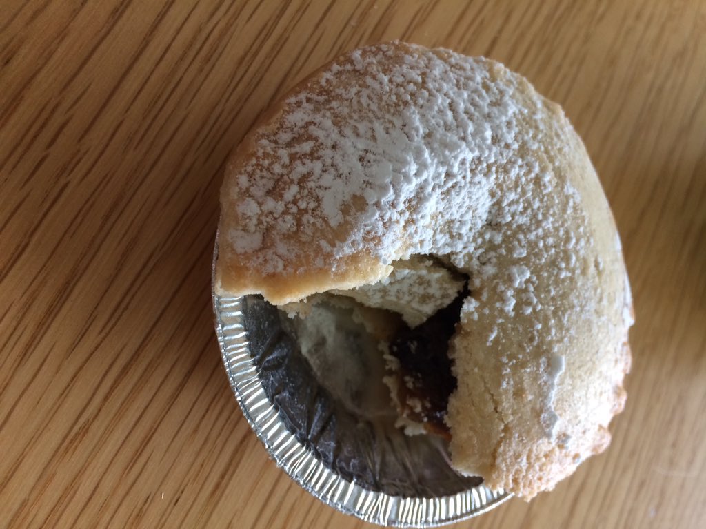 RSSS_HEagleton's tweet photo. First mince pie of the season at the ISO meeting. Thanks @RSSS_PeteArnold #CSI #ChristmasIsComing https://t.co/o4jXOTzbMw