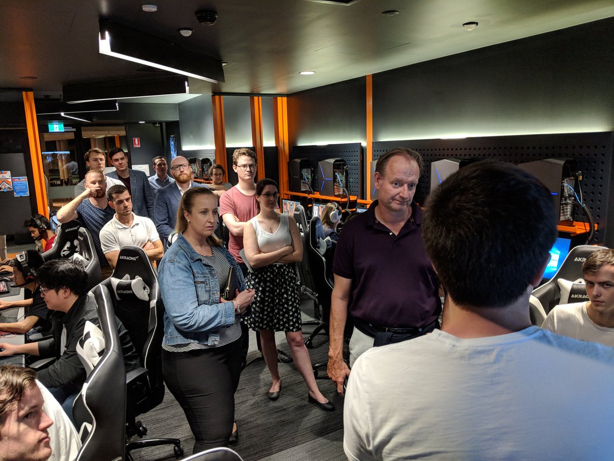 It was fantastic to have so many accomplished sports psychologists in at @qutesports this evening to learn about #esportsperformance. @genemoyle @DylanPoulus @QUT